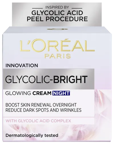 L'Oreal Paris Glycolic Bright, Glowing Cream Night (Krem na noc)