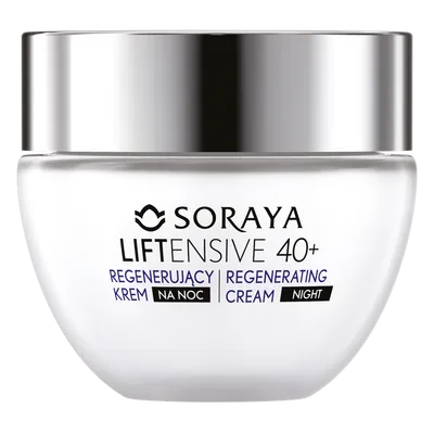 Soraya Liftensive 40+, Krem regeneruący na noc 'Deep Lift Complex  + kwas hialuronowy'