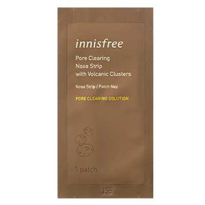 Innisfree Pore Clearing Nose Strip with Volcanic Clusters (Paski oczyszczające nos z wulkaniczną glinką)