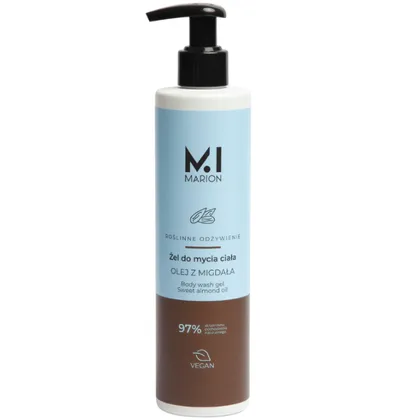 MI Marion Sweet Almond Oil Body Wash Gel (Roślinne Odżywienie, Żel do mycia ciała z olejem z migdała)