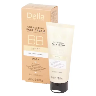 Delia Correcting BB Face Cream SPF30 (Krem  tonujący do twarzy SPF 30)