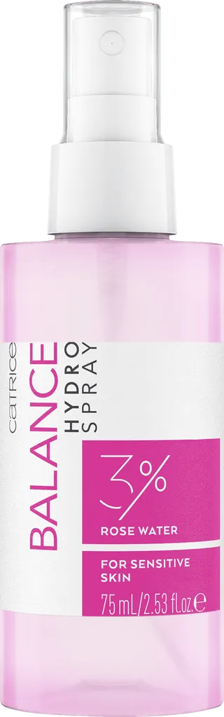 Catrice Pflegespray Balance Hydro 3% Rose Water (Spray nawilżający z dodatkiem wody różanej)