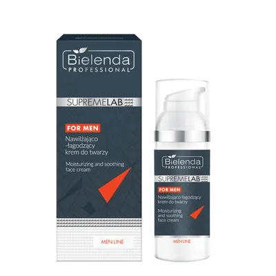 Bielenda Professional SUPREMELAB Men Line, Nawilżająco-łagodzący krem do twarzy