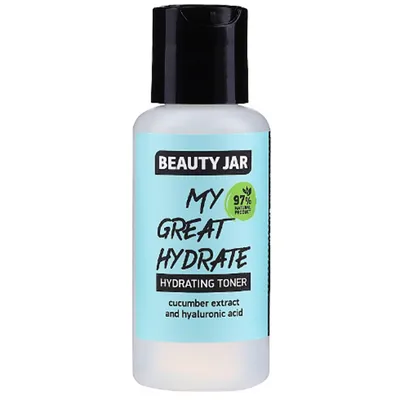 Beauty Jar My Great Hydrate Hydrating Toner (Nawilżający tonik do twarzy `Ekstrakt z ogórka i kwas hialuronowy`)