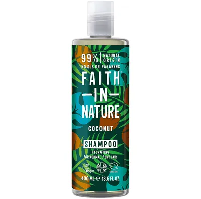 Faith In Nature Coconut Shampoo (Organiczny szampon do wszystkich rodzajów włosów z olejkiem kokosowym)