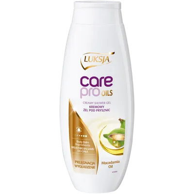 Luksja Care Pro Oils, Kremowy żel pod prysznic `Macadamia oil`