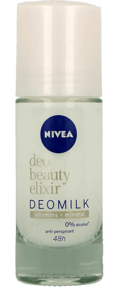 Nivea Deo Elixir Beauty, Deomilk Dry 48h Anti-perspirant Roll-on (Antyperspirant w kulce)