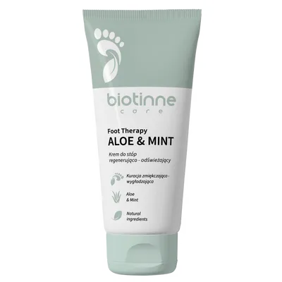 Biotinne Care Foot Therapy Aloea & Mint (Krem do stóp regenerująco-odświeżający)