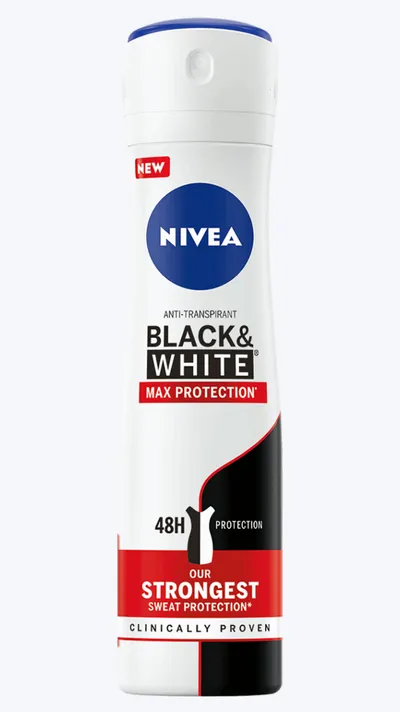 Nivea Black & White Max Protection Anti-perspirant Spray 48h (Antyperspirant w sprayu dla kobiet)