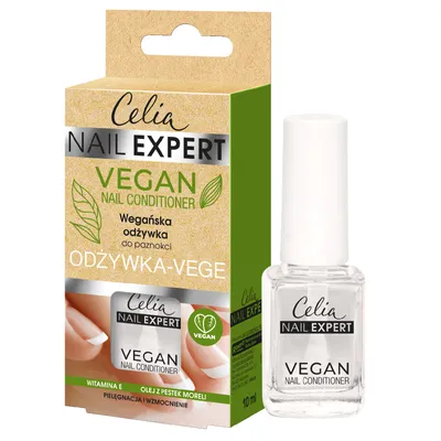 Celia Nail Expert, Vegan Nail Conditioner (Wegańska odżywka do paznokci)