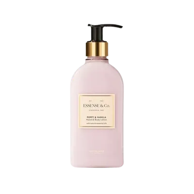 Oriflame Essense & Co., Poppy & Vanilla Hand and Body Lotion (Balsam do ciała Mak i Wanilia)
