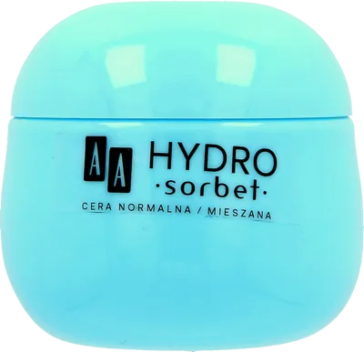 AA Hydro Sorbet, Krem multinawilżenie + promienna cera do cery normalnej