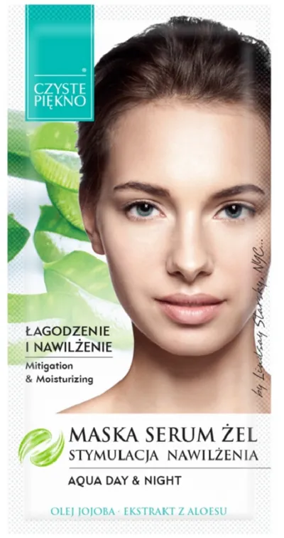 Czyste Piękno Maska serum żel `Stymulacja nawilżenia`