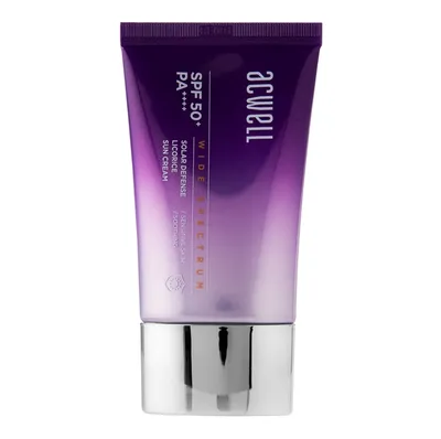 Acwell Solar Defense Licorice Sun Cream SPF50 PA++++ (Lekki krem do twarzy z filtrem SPF50)