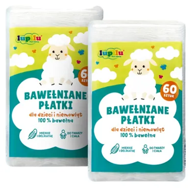 Lupilu Bawełniane płatki dla dzieci i niemowląt