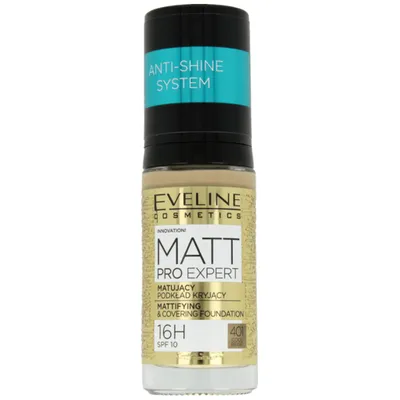 Eveline Cosmetics Matt Pro Expert, Matujący podkład kryjący
