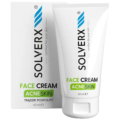 Solverx Acne Skin, Krem do twarzy do cery trądzikowej