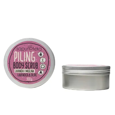 Sapunoteka Lavender Body Scrub (Lawendowy peeling do ciała)