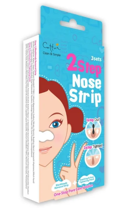 Cettua 2 Step Nose Strip (Dwuetapowe paski oczyszczające na nos)