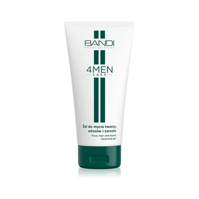Bandi 4Men Care, Żel do mycia twarzy, włosów i zarostu