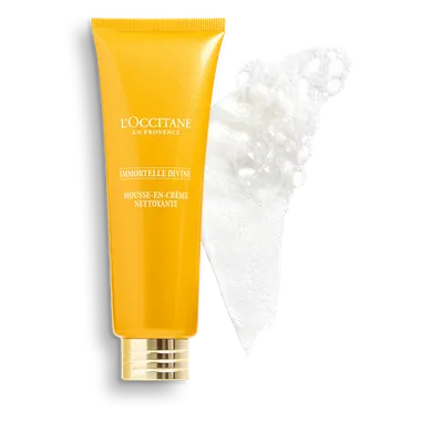 L'Occitane Immortelle Divine, Mousse-en-Creme Nettoyante (Oczyszczająca pianka (nowa wersja))