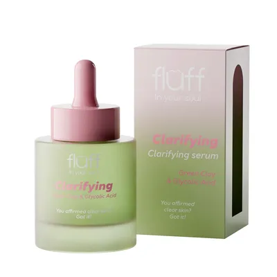 Fluff Clarifying Serum (Serum oczyszczające z glinką zieloną i kwasem glikolowym)