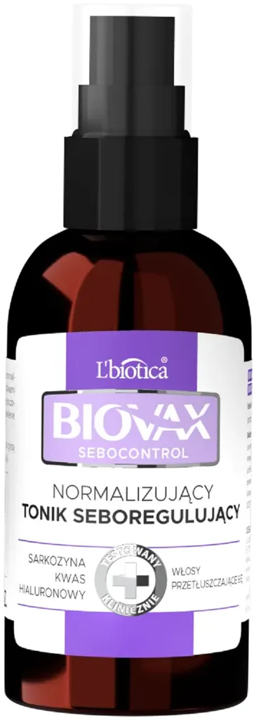 L'biotica Biovax, Sebocontrol, Normalizujący tonik seboregulujący