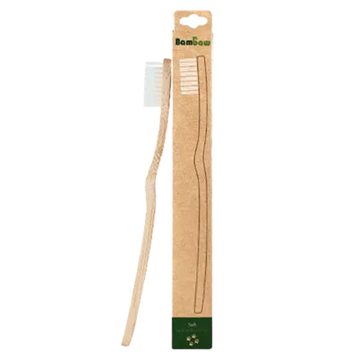 Bambaw Bamboo Toothbrush Soft (Bambusowa szczoteczka do zębów - miękkie włosie)