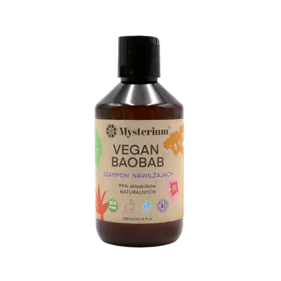 Mysterium Vegan Baobab, Szampon nawilżający