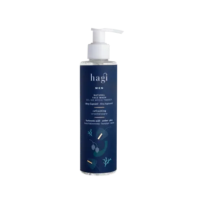 Hagi For Men, Odświeżający żel do mycia twarzy `Ahoj Kapitanie!`