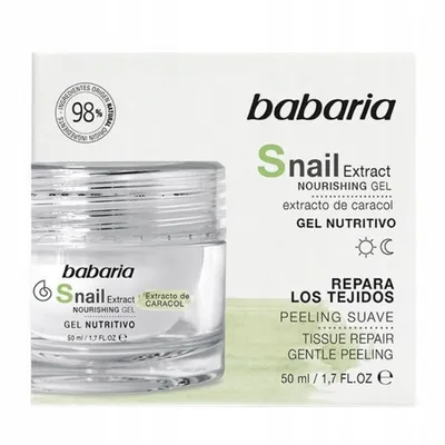 Babaria Natural Cosmetics Snail Extract Nourishing Gel (Żel odżywczy z 20% ekstraktem śluzu ślimaka)