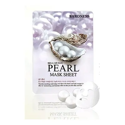 Baroness Pearl Mask Sheet (Rozświetlająco-wygładzająca maska w płachcie z ekstraktem pereł)