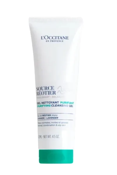 L'Occitane Source Réotier, Purifying Cleansing Gel (Żel oczyszczający do twarzy)