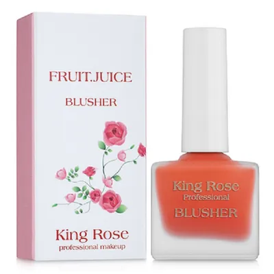 King Rose Fruit Juice Blusher (Płynny róż do policzków)