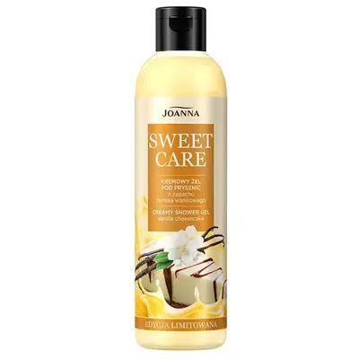 Joanna Sweet Care, Kremowy żel pod prysznic o zapachu sernika waniliowego