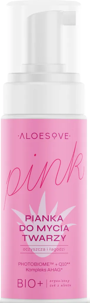Aloesove Pink, Pianka do mycia twarzy