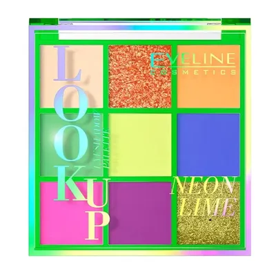 Eveline Cosmetics Look Up, Neon Lime Eyeshadow Palette (Paletka cieni do powiek)