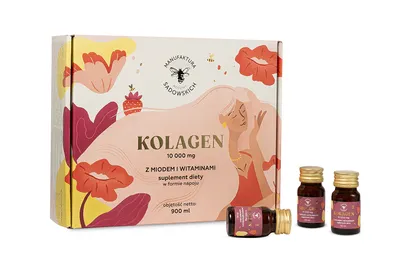 Pasieki Rodziny Sadowskich Kolagen Premium z miodem i witaminami, Suplement diety