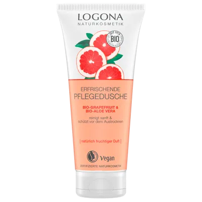Logona Erfrischende Pflegedusche Bio-Grapefruit & Bio-Aloe Vera (Odświeżający prysznic pielęgnacyjny `Grejpfrut i aloes`)