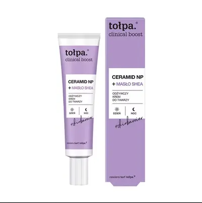 Tołpa Clinical Boost Ceramid NP + Masło Shea, Odżywczy krem do twarzy