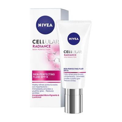 Nivea Cellular Radiance, Skin Perfecting Fluid SPF 15 (Fluid udoskonalający do twarzy)