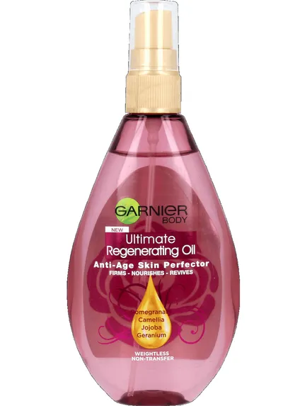 Garnier Body, Ultimate Regenerating Oil Anti-Age Skin Perfector (Upiększający olejek do ciała)