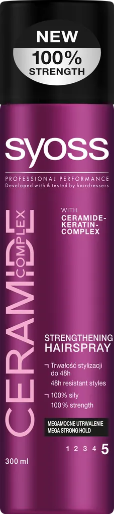 Syoss Ceramide Complex, lakier do włosów z kompleksem ceramidu