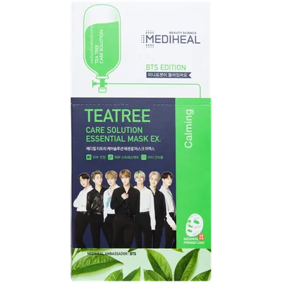 Mediheal Tea Tree Care Solution Essential Mask Ex (Kojąca maseczka w płachcie z olejkiem z drzewa herbacianego)