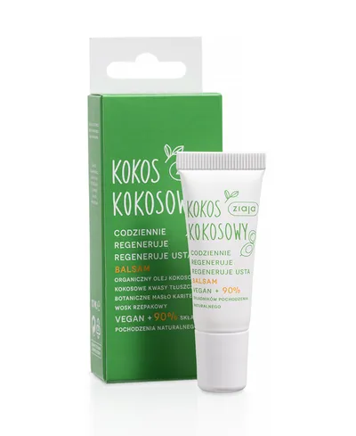 Ziaja Kokosowy Kokos, Regenerujący balsam do ust