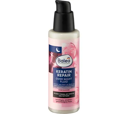 Balea Keratin Repair, Overight Night Fluid (Fluid do włosów na noc)