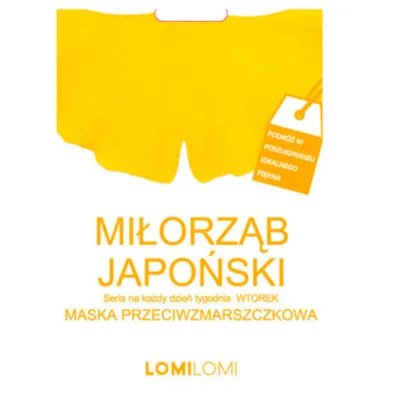 Lomi Lomi Ginkgo Anti-Wrinkle Mask (Maska przeciwzmarszczkowa 'Miłorząb japoński')