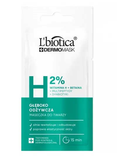 L'biotica Dermomask, Głęboko odżywcza maseczka do twarzy