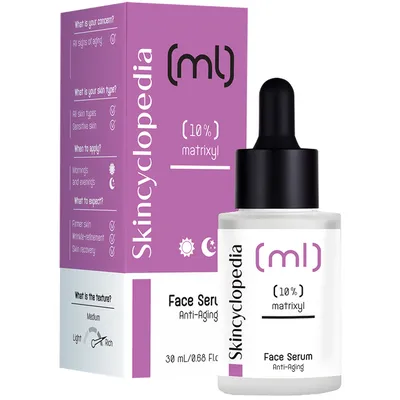 Skincyclopedia ML Face Serum Anti - Aging (Skoncentrowane profesjonalne serum przeciwzmarszczkowe z 10% matrixyl 3000)