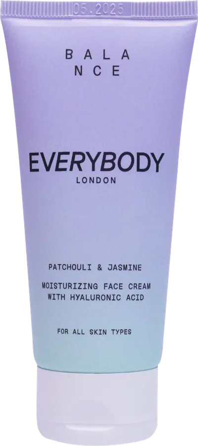 EveryBody London Balance, Patchouli & Jasmine Moisturizing Face Cream (Nawilżający krem do twarzy)